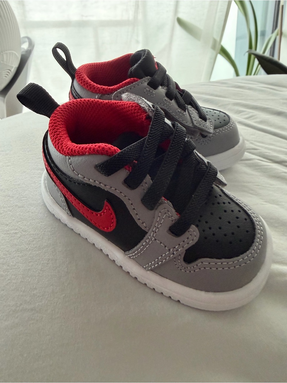 Nike Air Jordan 1 Low ALT TD "Cement Fire Red" Baby/Toddler US 4C